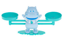 Ikonka Art.KX5937_2 Educational scales learning to count hippo mini
