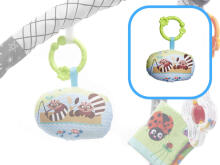 Ikonka Art.KX5873_1 Educational mat with paddles Playpen with balls grey