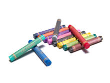 Ikonka Art.KX6355_1 Plastic painting set in a case 86el. pink
