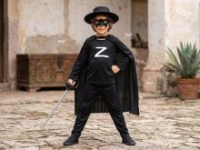 Bebe Basic Black hero Costume kids 3-5 years Art.147794