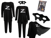 Bebe Basic Black hero Costume kids 3-5 years Art.147794