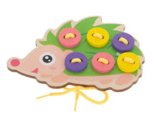 Ikonka Art.KX5697 Educational kit for learning to sew buttons hedgehog hedgehog