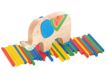 Ikonka Art.KX5696 Balancing elephant elephant dexterity puzzle game