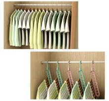 Ikonka Art.KX5695 Multi-functional wardrobe organiser hanger white