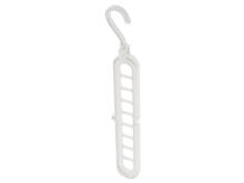 Ikonka Art.KX5695 Multi-functional wardrobe organiser hanger white