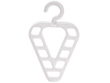 Ikonka Art.KX5694 Multi-functional wardrobe organiser hanger 9 holes white