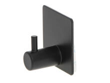Ikonka Art.KX5687 Bathroom hook self-adhesive strong black