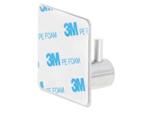 Ikonka Art.KX5687_1 Self-adhesive hook strong silver