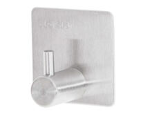 Ikonka Art.KX5687_1 Self-adhesive hook strong silver