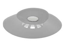 Ikonka Art.KX5686_1 Silicone strainer plug for sink, bath tub, wash basin grey