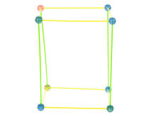 Ikonka Art.KX5667 Construction blocks tube straw base tent house 480el.