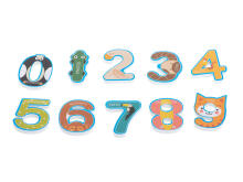 Ikonka Art.KX5659 Foam letter and number bath toy