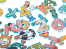 Ikonka Art.KX5659 Foam letter and number bath toy