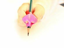 Ikonka Art.KX6306_1 Koreguojamasis rašiklio dangtelis rožinės spalvos