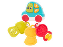 Ikonka Art.KX5595 Rattle teether interactive keys HOLA