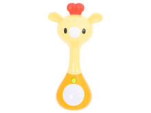 Ikonka Art.KX5592 Rattle teether + sounds lights giraffe HOLA