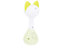 Ikonka Art.KX5592_5 Rattle teether + sounds lights cat HOLA