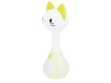 Ikonka Art.KX5592_5 Rattle teether + sounds lights cat HOLA