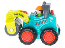 Ikonka Art.KX5589_3 Construction truck road roller HOLA