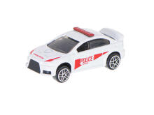 Ikonka Art.KX5586_6 Metāla auto rezoraks policijas balts 7cm