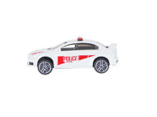 Ikonka Art.KX5586_6 Metāla auto rezoraks policijas balts 7cm