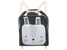 Ikonka Art.KX5583_3 Kindergarten baby backpack rabbit grey