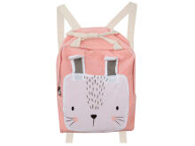 Ikonka Art.KX5583_4 Kindergarten backpack baby rabbit pink