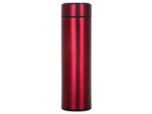 Ikonka Art.KX6358_2 Thermos mug smart LED 500ml maroon