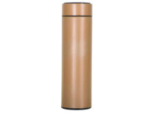 Ikonka Art.KX6358_4 Thermos mug smart LED 500ml gold