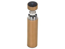 Ikonka Art.KX6358_4 Thermos mug smart LED 500ml gold