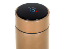 Ikonka Art.KX6358_4 Thermos mug smart LED 500ml gold