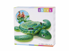 Ikonka Art.KX5576 Inflatable swimming mattress turtle pontoon INTEX 150cm