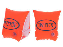 Ikonka Art.KX5561 Butterfly inflatable swimming sleeves orange INTEX