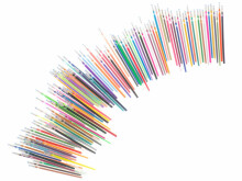Ikonka Art.KX5553 Coloured gel pens in case 120pcs + 120 refills