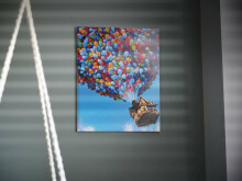 Ikonka Art.KX5549_4 Painting by numbers image 40x50cm balloon
