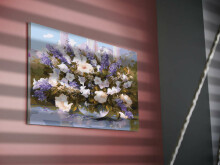 Ikonka Art.KX5549_6 Gleznošana pēc skaitļiem 40x50cm ziedu ainava