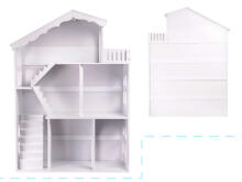 Ikonka Art.KX5547 LULILO bookshelf toy house bookcase 2in1 CALLA 116cm XXL