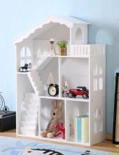 Ikonka Art.KX5547 LULILO bookshelf toy house bookcase 2in1 CALLA 116cm XXL