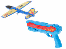 Ikonka Art.KX5542 Aircraft launcher pistol automatic blue