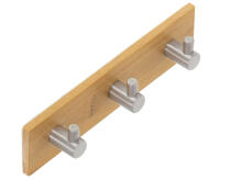 Ikonka Art.KX5533_1 Self-adhesive hook 3 hooks silver