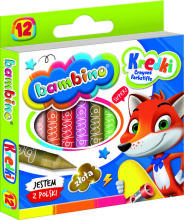 Ikonka Art.KX5488 BAMBINO Graphion Crayons 12 colours