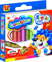 Ikonka Art.KX5488 BAMBINO Graphion Crayons 12 colours
