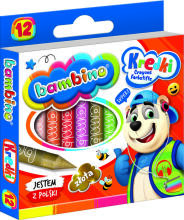 Ikonka Art.KX5488 BAMBINO Graphion Crayons 12 colours