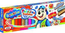 Ikonka Art.KX5482 BAMBINO Plasticine square 18 colours