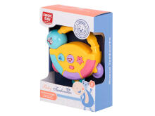 Ikonka Art.KX5436 Interactive tambourine musical toy yellow