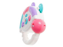 Ikonka Art.KX5436_1 Interactive tambourine musical toy white