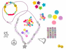 Ikonka Art.KX5456 Beads for making jewellery bracelets from letters set XXL 630el