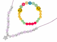 Ikonka Art.KX5456 Beads for making jewellery bracelets from letters set XXL 630el