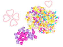 Ikonka Art.KX5457 Beads for making bracelets 10000 beads