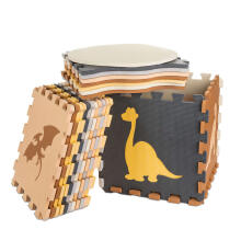 Ikonka Art.KX5421 Foam puzzle mat / playpen 36el. dinosaurs 143cm x 143cm x1cm